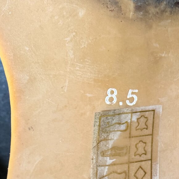 Jeffrey Campbell size 8.5 open case tan suede flat  slip on - Picture 11 of 12